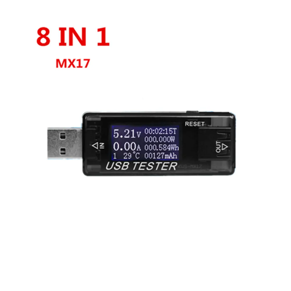 USB ток и напряжение зарядное устройство Емкость тестер доктор измеритель мощности текст вольтметр 24