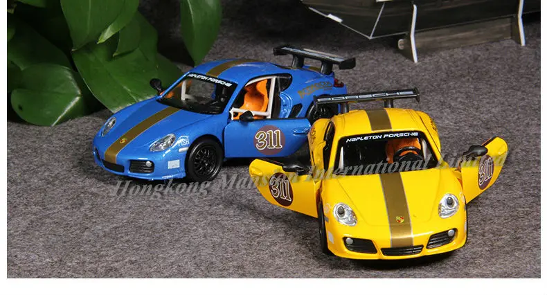Масштаб 1:32 Роскошная литой гоночный автомобиль из сплава модель для ThePorsche Cayman