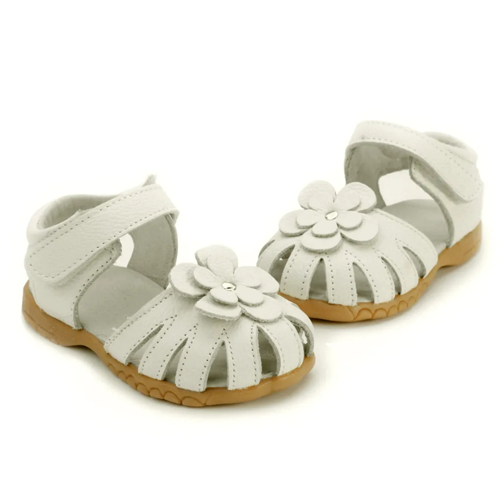 

Fashion girls casual leather summer comfortable breathable sandals girls leather non-slip comfortable party sandals 2021 new