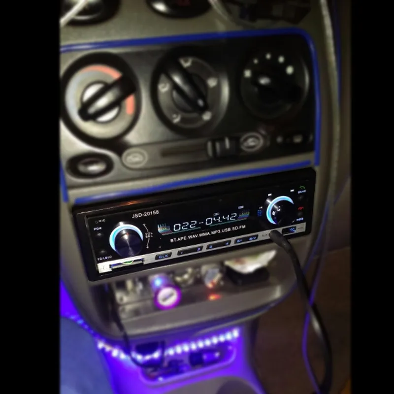 12 В автомобильный стерео fm-радио MP3 аудио плеер Поддержка Bluetooth телефон с USB/SD MMC