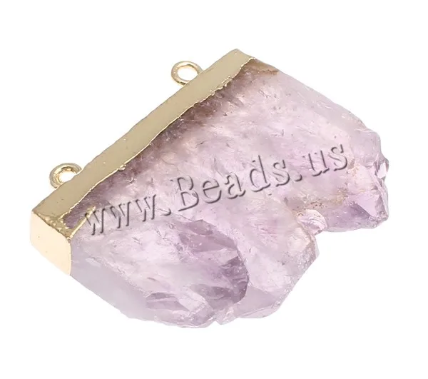 Модные подвески из натурального кварца с аметистным кристаллом ожерелье двойным