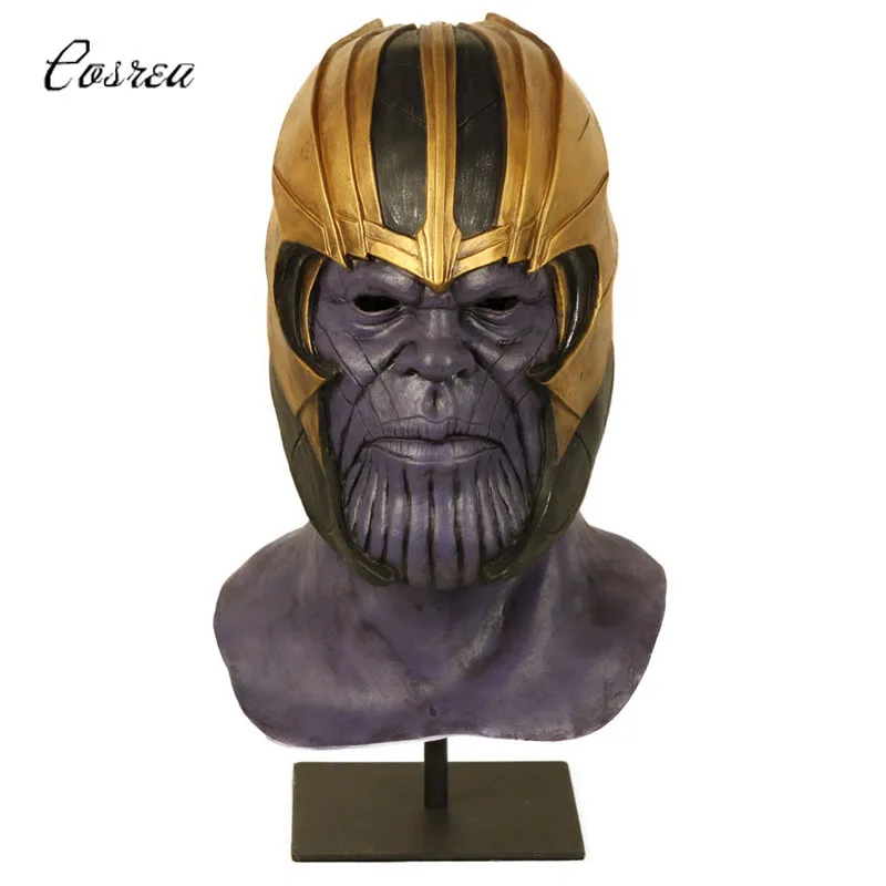 Маска для шлема Thanos полная маска лица Бесконечная война перчатки Хэллоуина Loki Tony