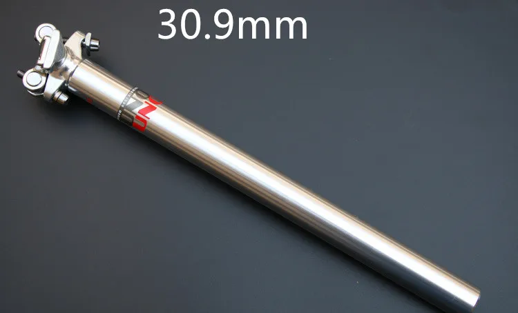 straight 30.9mm UNO алюминиевый сплав Подседельный штырь Черный Серебряный горный MTB/дорожный велосипед сиденье трубки 27,2 30,9 31,6 мм Прямые задний плавающий пост - Цвет: straight 30.9mm
