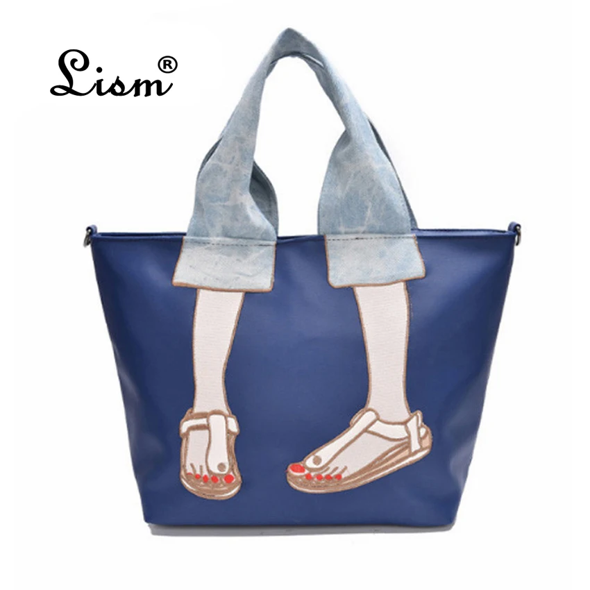 2018 new Fashion wild PU ladies handbag casual bump color shoulder bag girl personality large female Messenger | Багаж и сумки