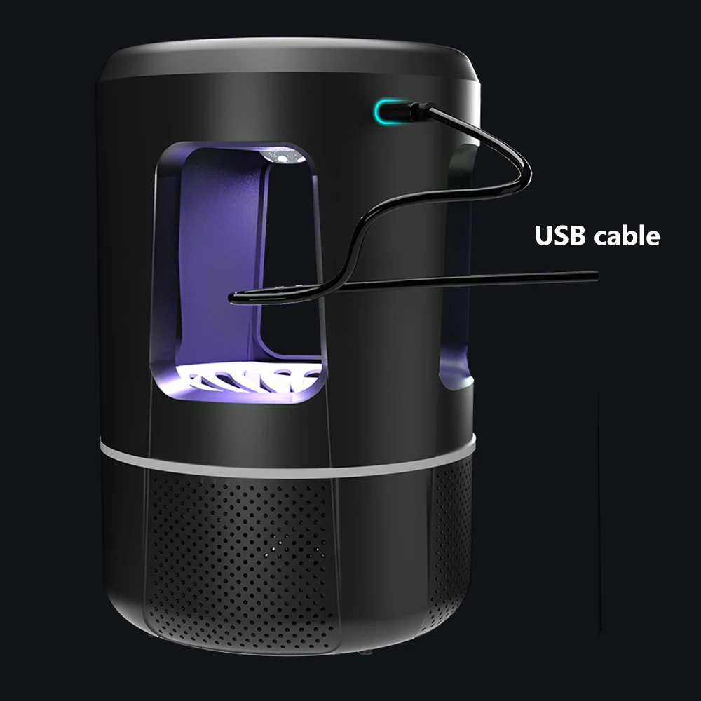 Электрическая лампа-убийца комаров сенсорный выключатель USB светодиодный