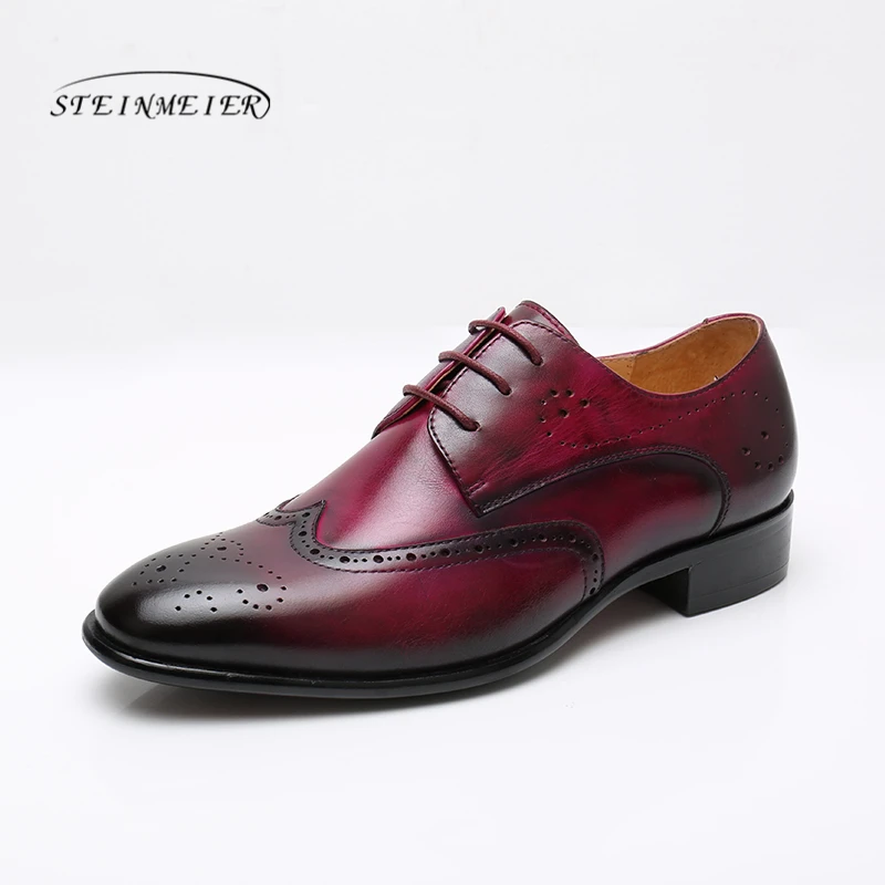 Женская обувь на плоской подошве из натуральной кожи с круглым носком платформе