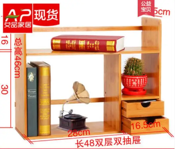 Экологичные бамбуковые книжные шкафы стол bookrack товарная Полка Стеллаж для хранения