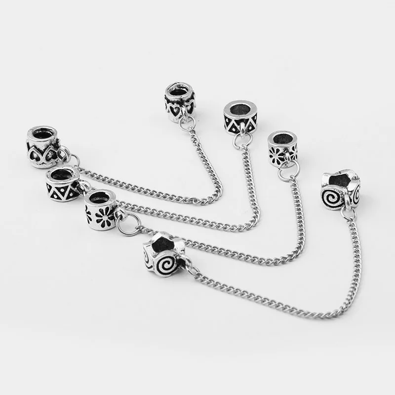 6 шт. шармы разделитель резные вихревые Сердце Цветок Волна шаблон слайдер