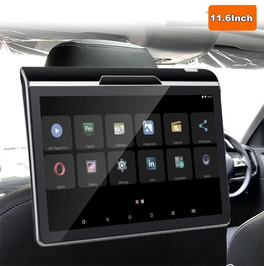 11," HD 1080P Android 7,1 ram 2GB rom 16GB Octa-core 1,6 GHz wifi 3g/4G BT Mirror Link OBD TPMS FM подголовник заднего сиденья мониторы