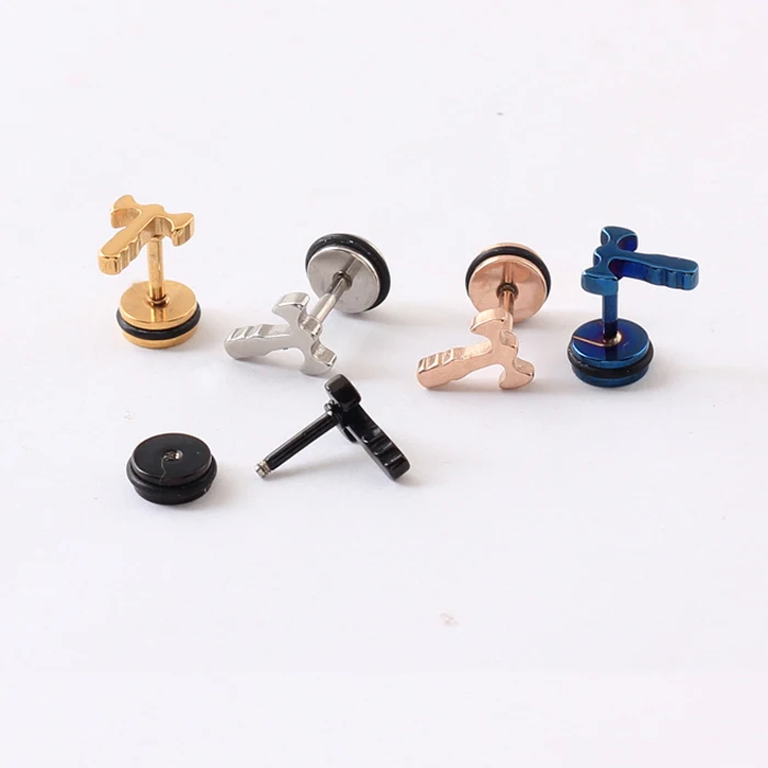 2 шт. модный пирсинг в стиле панк рок|stud nose|stud bolts with nutspierce body |