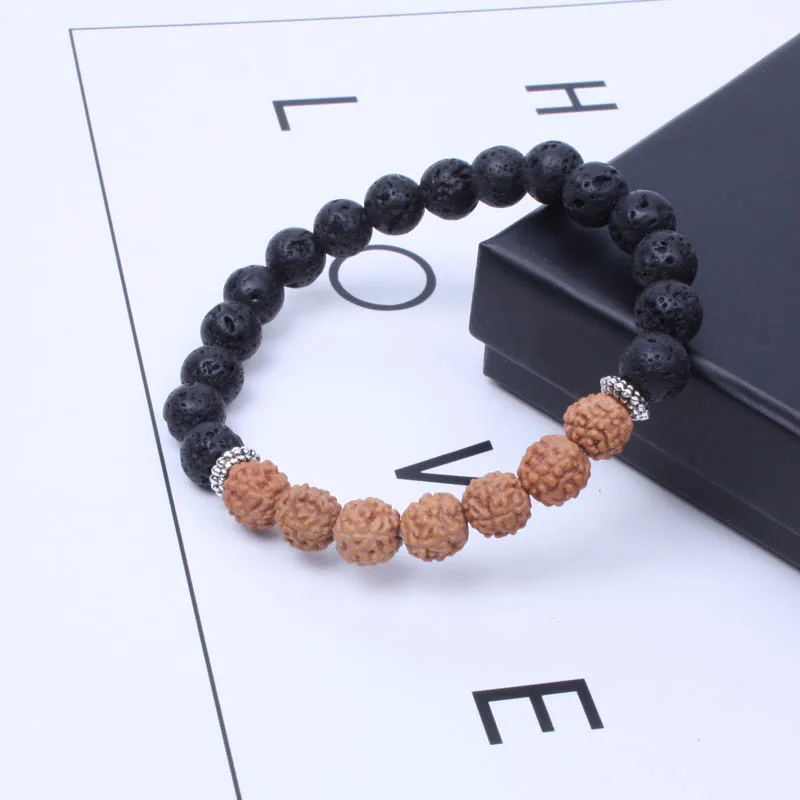 Браслет для йоги с натуральными бусинами диаметром 8 мм влюбленных пар ювелирные