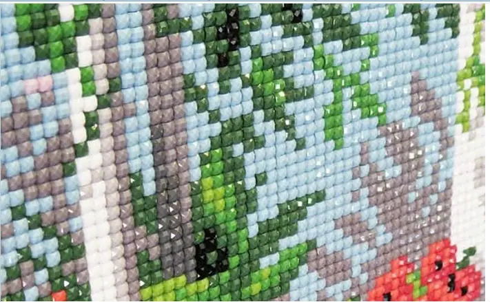 Набор для вышивки крестиком тканевый сделай сам из полимера квадрата древесины