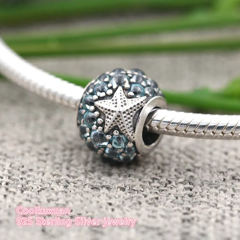 Браслеты Pandora из серебра 925 пробы с морскими звездами и фианитами - купить по