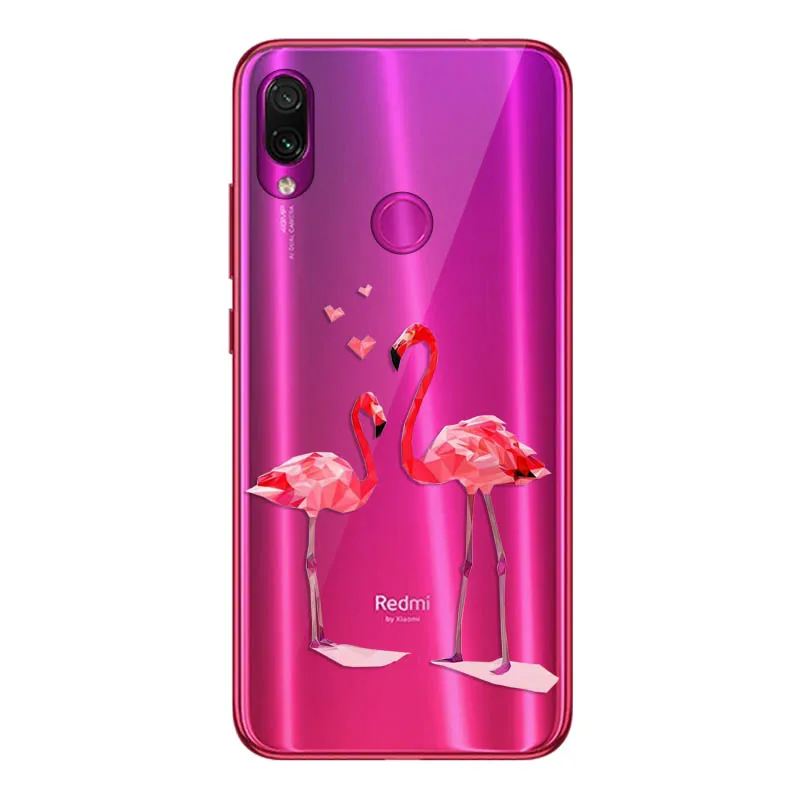 26 Geruide 6.3 For xiaomi redmi note 7 Case Cover, Printed Soft Silicon TPU Back Cover Case For xiaomi redmi note 7 pro Phone Cases - Цвет: 26