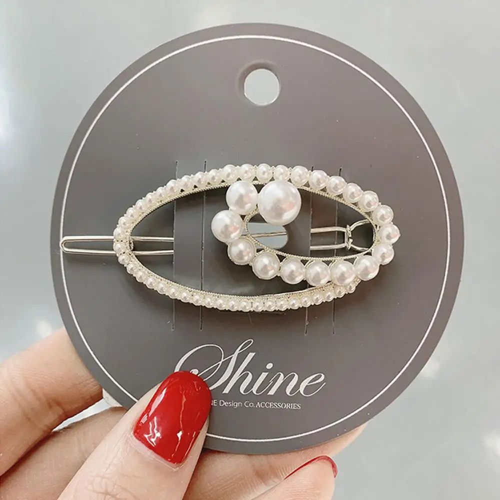Pearl-E M MISM Star заколки для волос для женщин, модные милые имитирующие заколки в Корейском стиле, металлические заколки для волос из сплава, аксессуары для волос для девочек - Цвет: Pearl-E