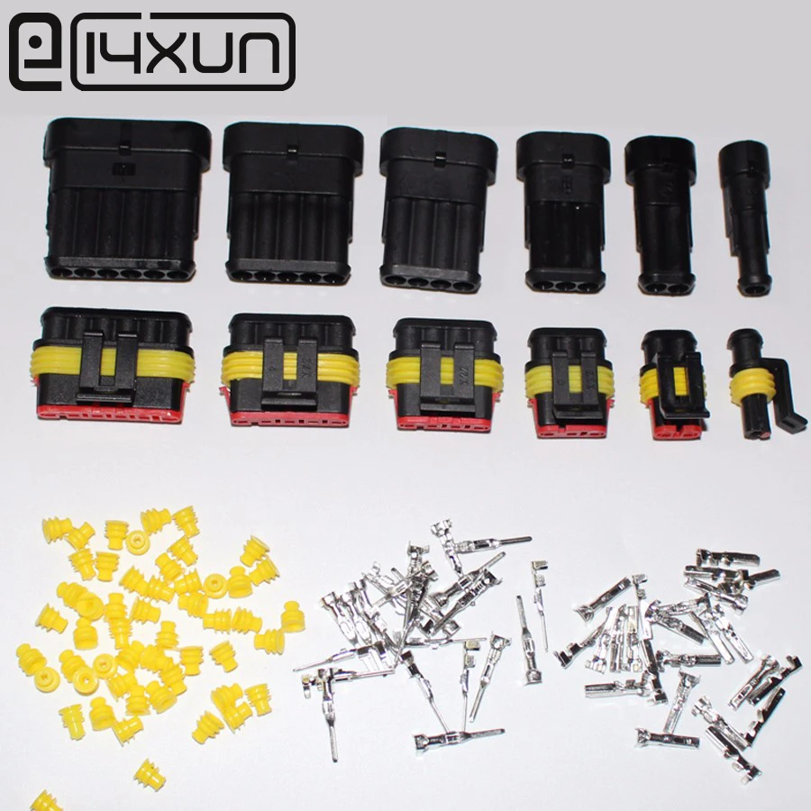 Автомобильный водонепроницаемый разъем огнестойкая вилка 2 контакта