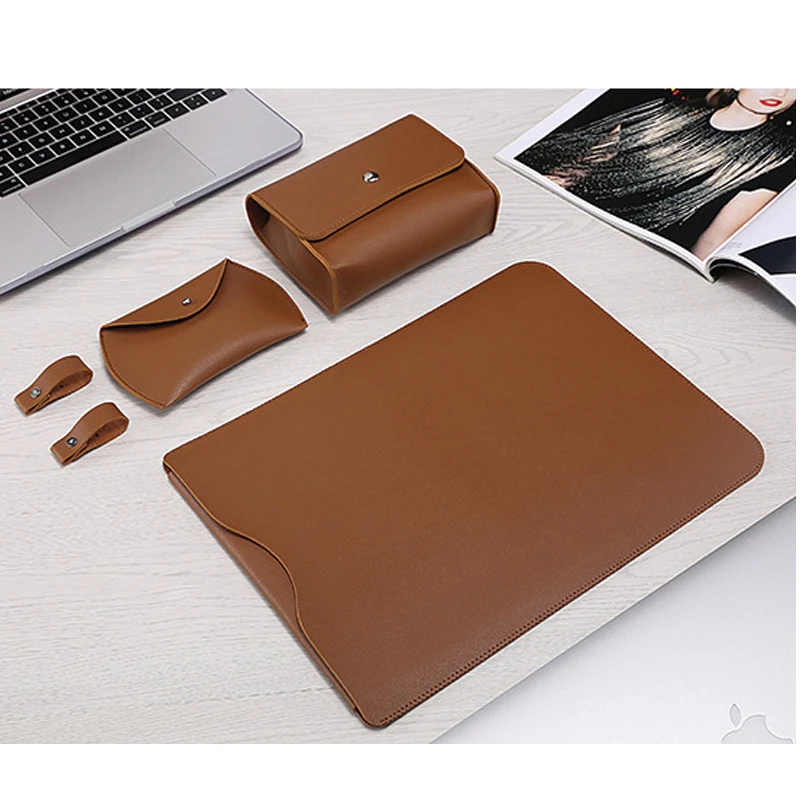 Чехол для ноутбука Macbook Air 13 чехол из искусственной кожи 11 12 15 сенсорной панели Xiaomi