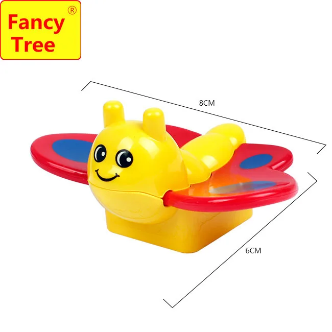 butterfly Совместимые с Duplo Основные строительные блоки с крупными частицами аксессуары животные зоопарк утка овца кошка корова свинья лошадь игрушки подарочные кубики - Цвет: butterfly