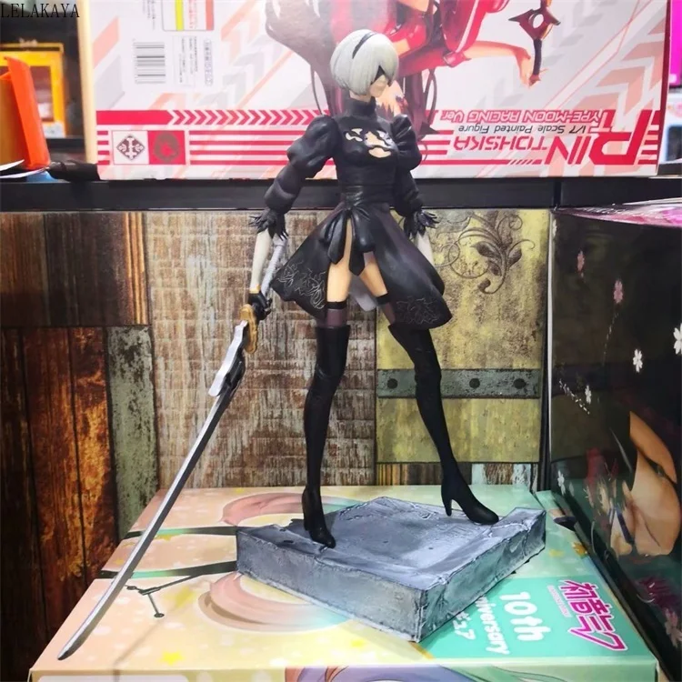 Игры НИР: автоматы 2b YoRHa No.2 Тип B Платье черного цвета Боевая версия модели битва