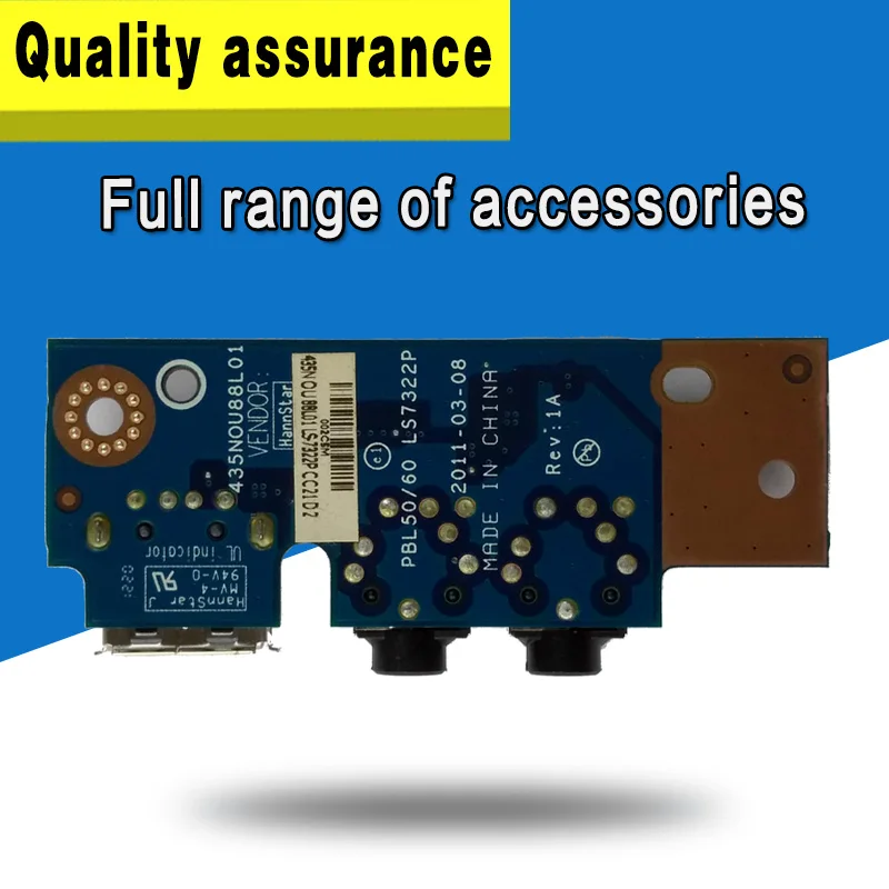 Новинка! Для For Asus X43B K43T X43U X53B X53U K53T K53TA ноутбук аудио usb IO Плата
