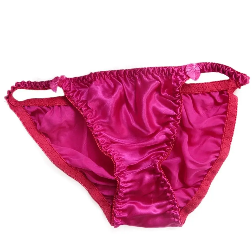 S-2XL! seamless low-Rise women's sexy 100% Silk lady panties seamless santin breathable Hollow briefs Plus Size girl underwear