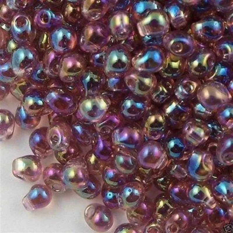 Taidian падение бахромой Seedbeads для бижутерии, материал для рукоделия прозрачный кристалл AB DP250 5/10 г/лот