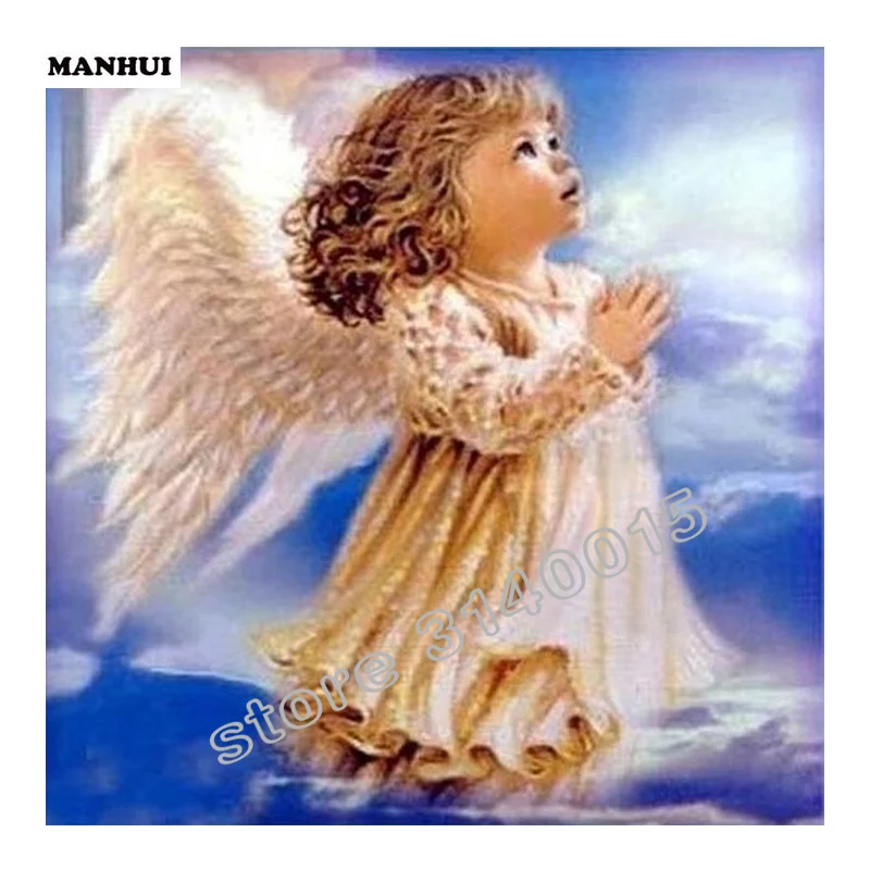 Набор для творчества маленький ангел вышивка крестиком мозаика алмазная