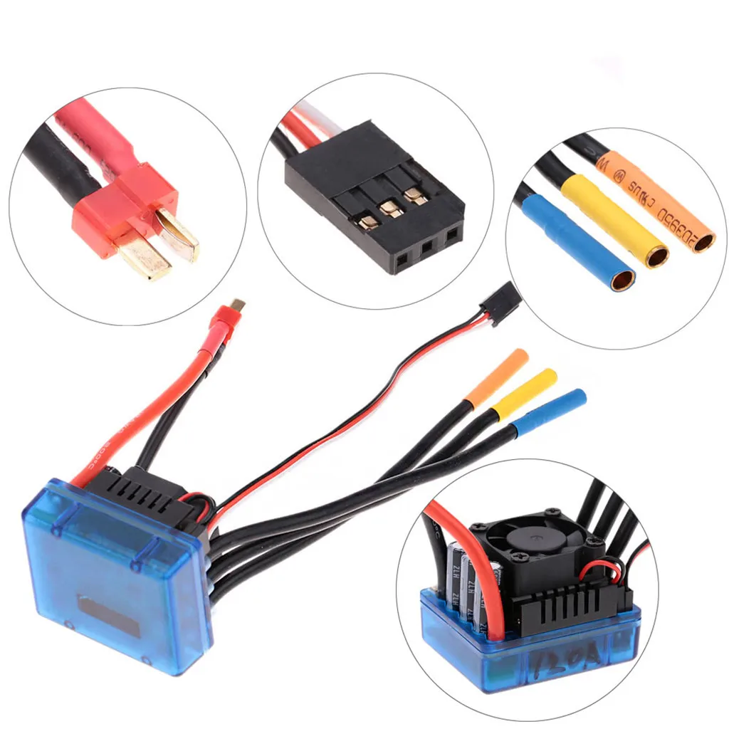 Новинка 2019 HIINST Водонепроницаемый Новый 3674 2250KV бесщеточный мотор + 120A ESC для 1/8 RC