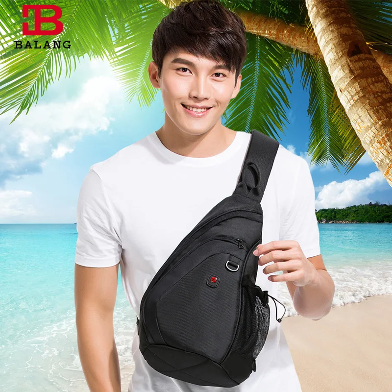 Мужские и женские сумки мессенджеры BALANG брендовые дизайнерские унисекс для