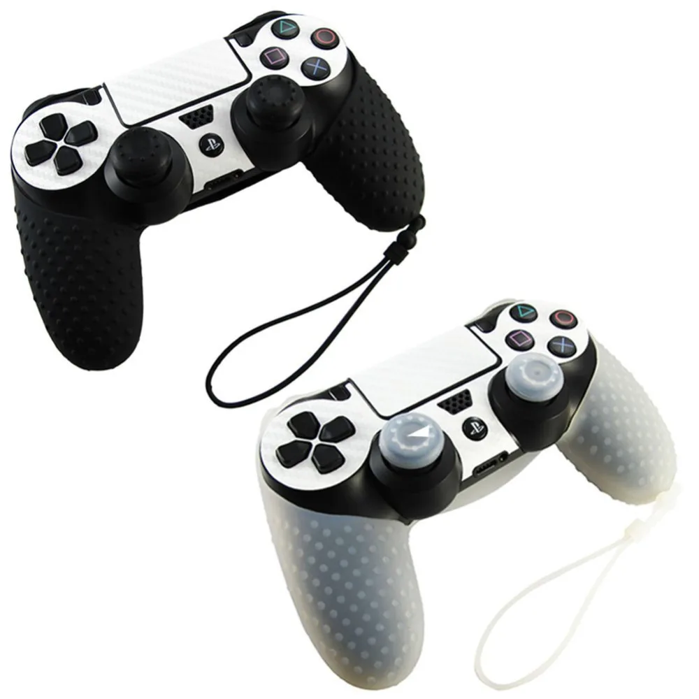 Силиконовый чехол для Playstation 4 ps4 контроллер Нескользящие Джойстик Крышки Dualshock