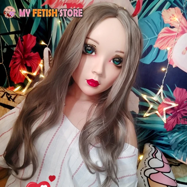 (Ya 02)Gurglelove Женщины Милая девочка каучуковые полуголовы Kigurumi BJD Маска Косплей