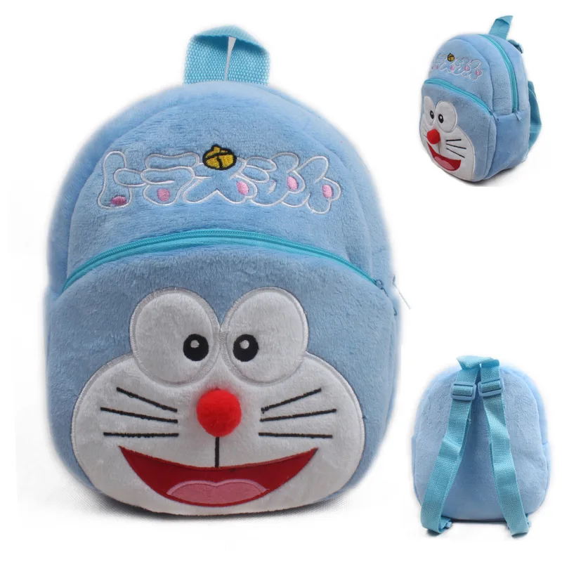 Синяя Детская сумка Doraemon, плюшевые детские сумки, милый дизайн, мини-сумки для детей, подарок на день рождения, рождественский подарок - Цвет: small size