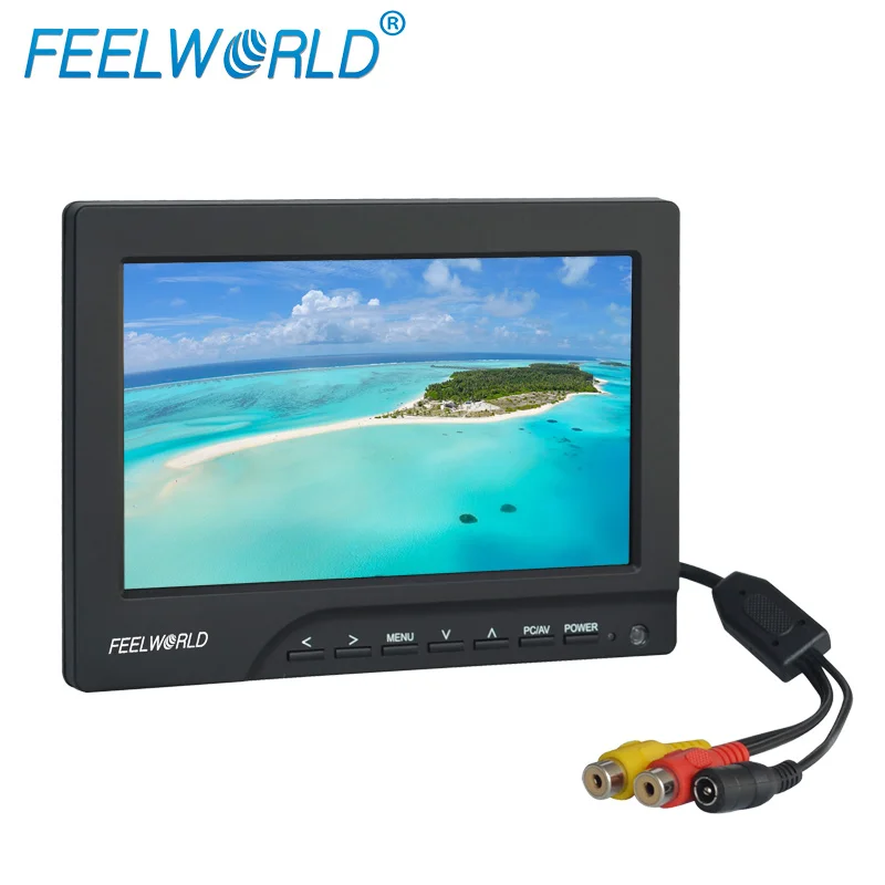 Feelworld 7 дюймов 800x480 400cd/m Яркость наземная станция HD FPV монитор для DJI Mavic Drone UAV