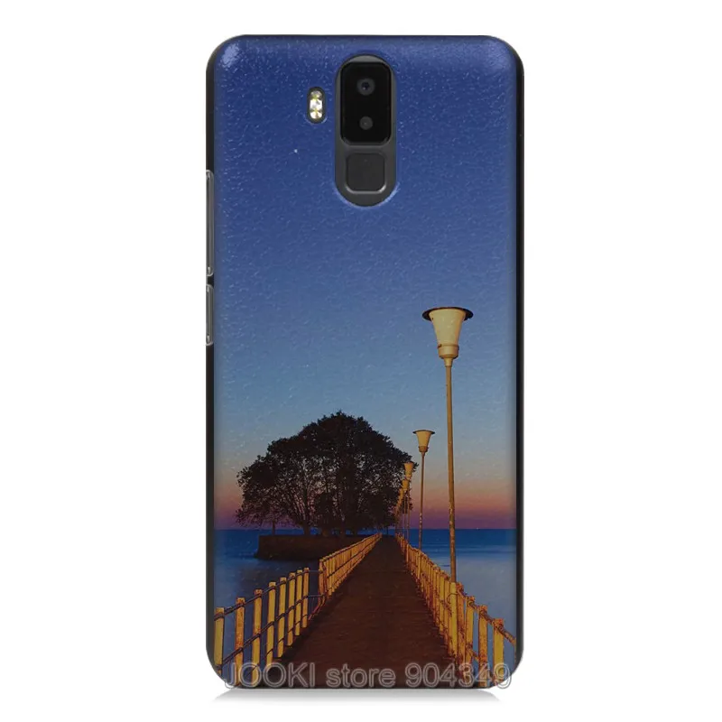 1 piece Case Чехол JOOKI с цветочным принтом Vernee X, жесткий пластиковый чехол s для Fundas Vernee X, чехлы для мобильных телефонов 6,", тонкая задняя крышка с принтом - Цвет: 1 piece Case