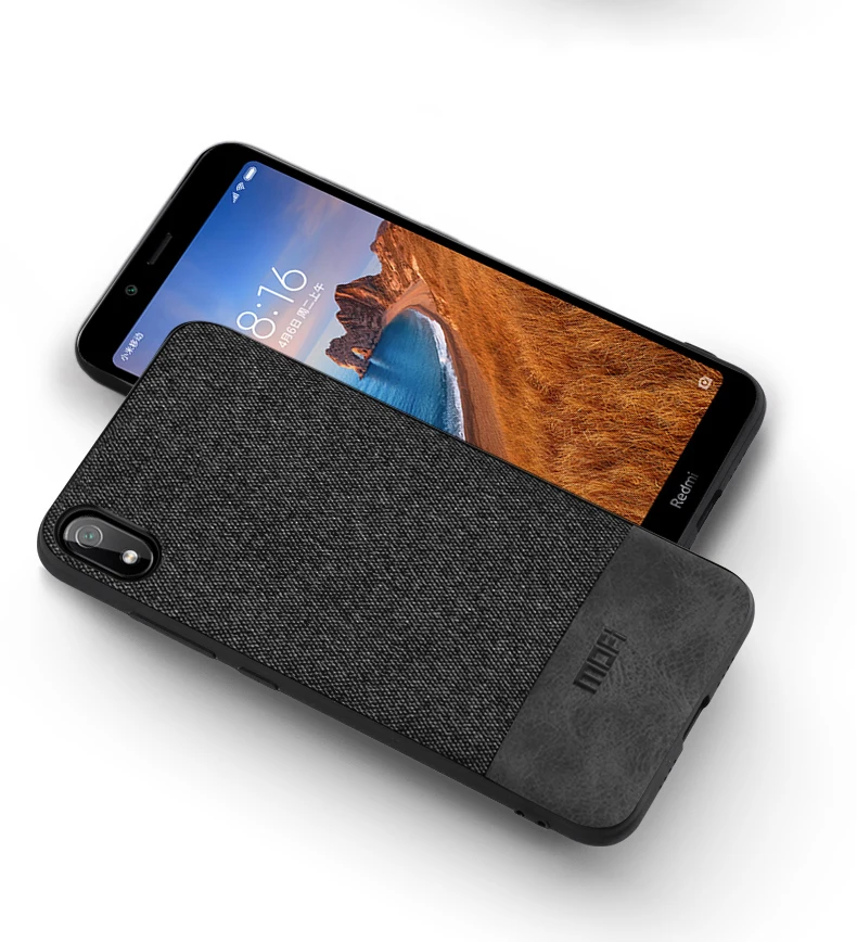 Для Xiaomi Redmi 7A чехол противоударный чехол MOFi Redmi 7A capas coque защитный хлопковый тканевый деловой чехол