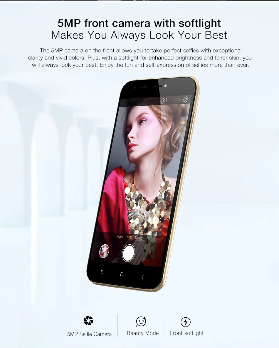 Ulefone S7 5,0 дюймов HD 3g WCDMA смартфон Двойная камера заднего вида MTK6580 четырехъядерный процессор три слота 8 Гб rom Android 7,0 мобильный телефон