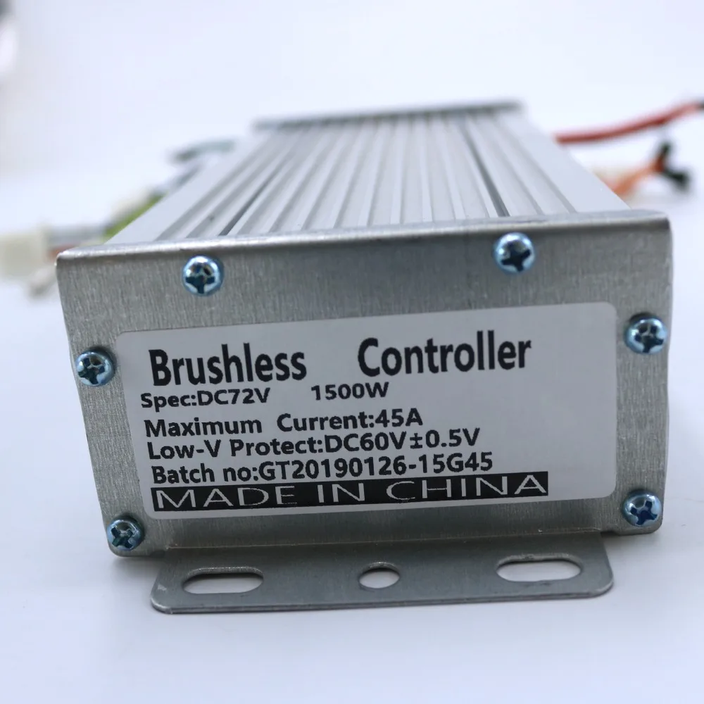 Greentime 72V 1500W 45Amax BLDC мотор Скорость контроллер 15 MOSFET Электрический велосипед двойной режим отображения контроллер