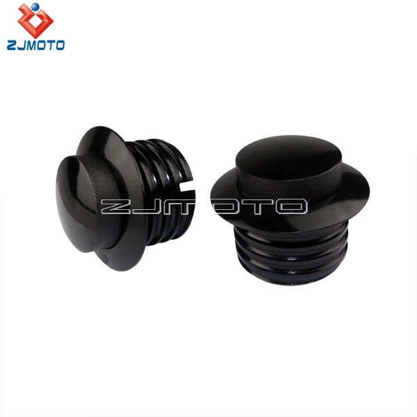 Черный мотоциклетный алюминиевый всплывающий резервуар газовая крышка масляный