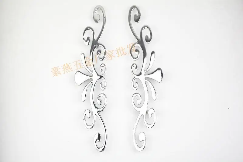 НОВЫЕ ХРОМИРОВАННЫЕ креативные серебряные ручки для кухонного шкафа ящиков