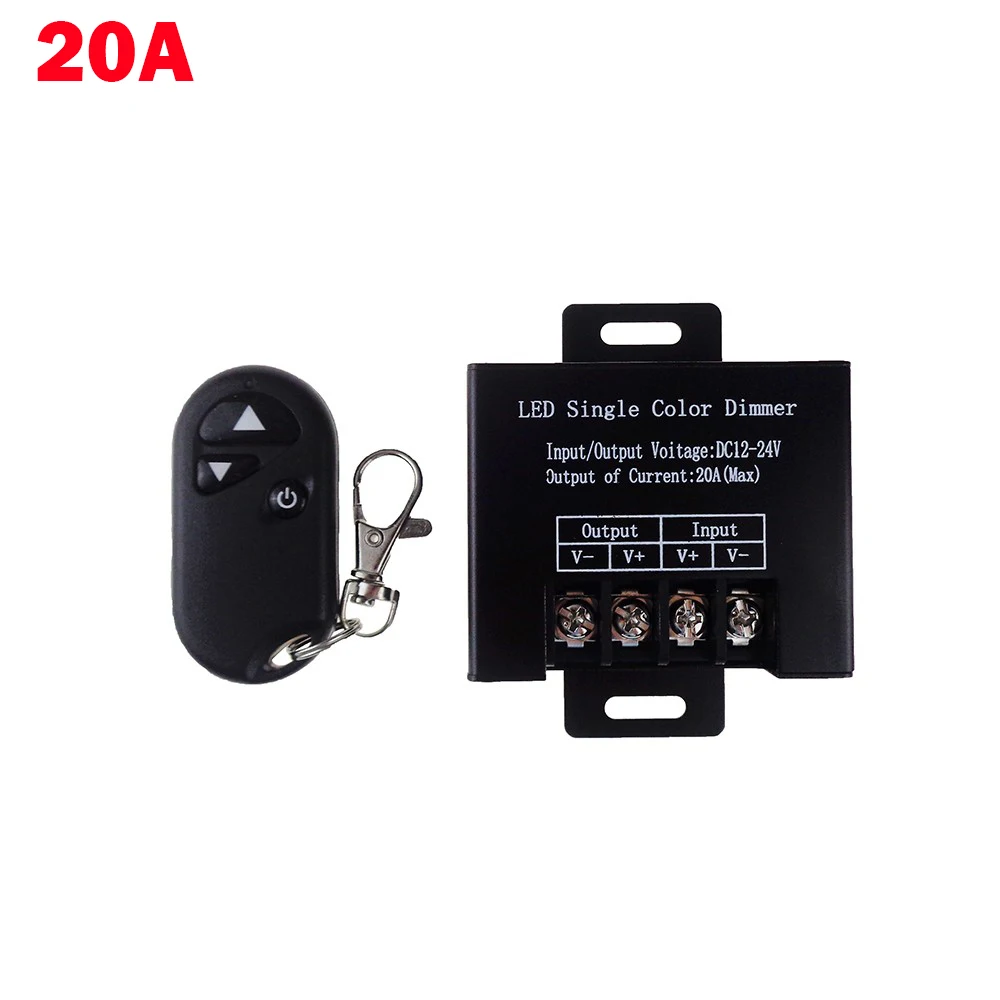 8A 20A 30A DC12V 24V RGB Управление 3 ключа выключатели со светодиодным индикатором RF
