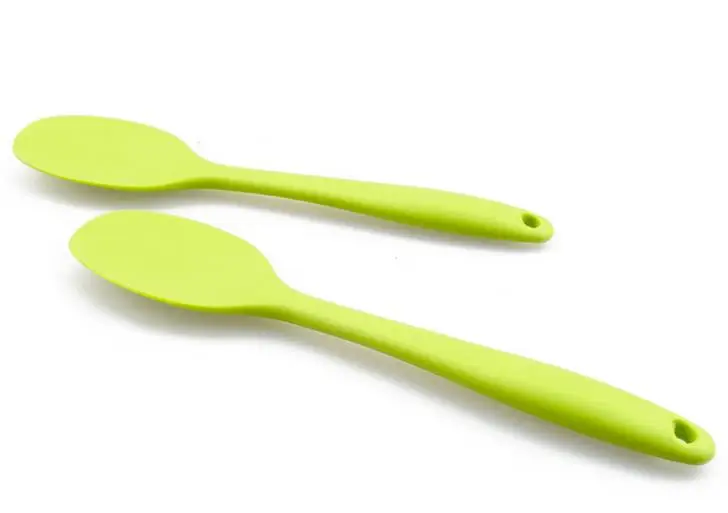 Высококачественная Большая универсальная силиконовая ложка для смешивания 27 5