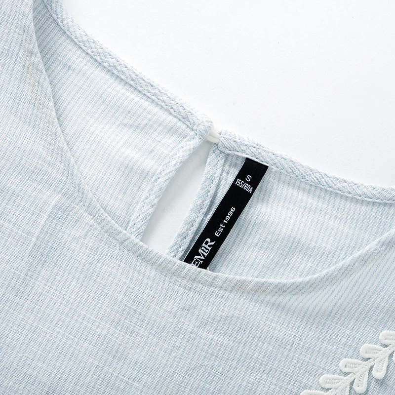 SEMIR Новая модная женская винтажная блузка с принтом женские блузки круглым