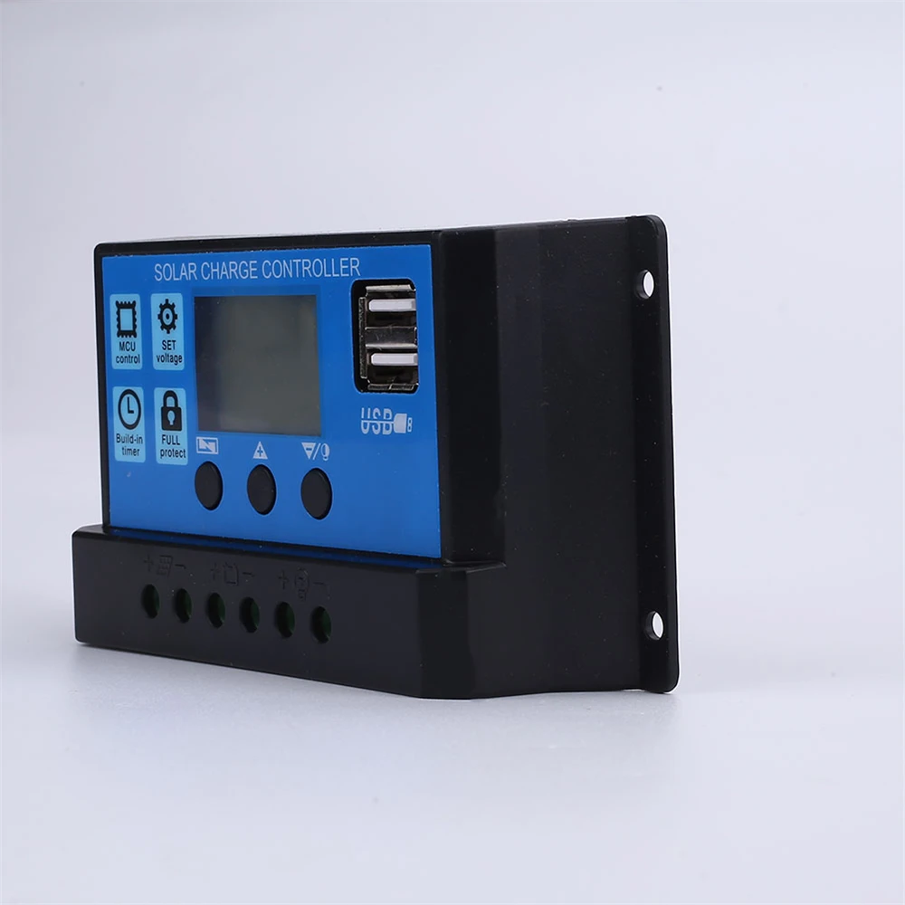 MVpower высокое качество 10A 12/24 V USB линейный ШИМ регулятор Панели солнечные Системы