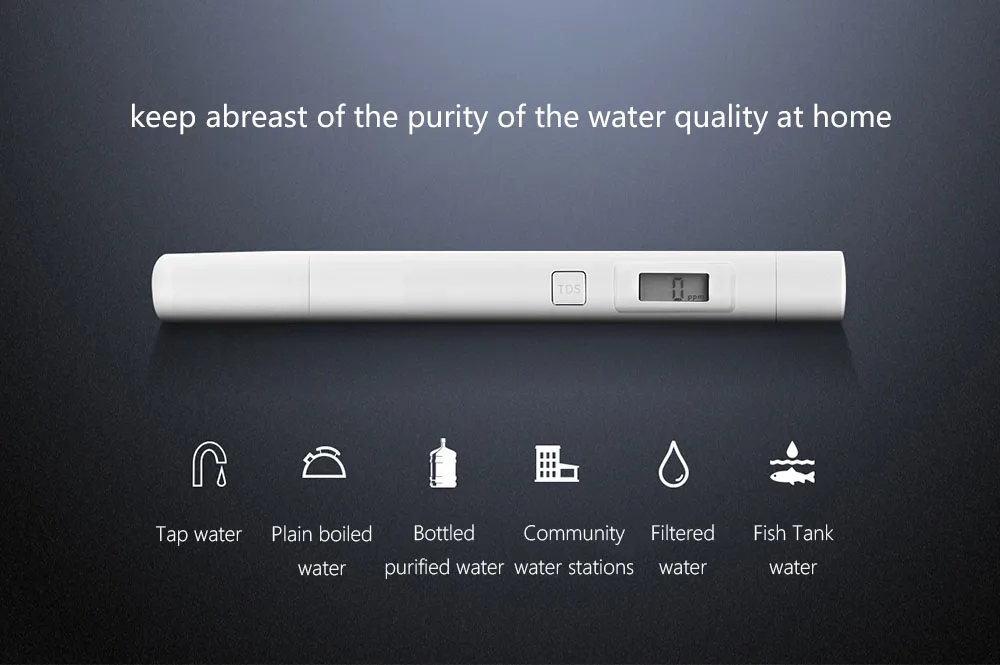 Xiaomi Mi тестер минерализации воды портативный тестер качества воды фильтр измерения качество и чистота воды тестер
