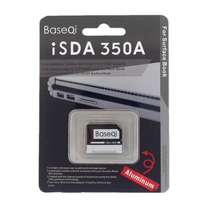 baseqi surface book 350a aluminum microsd adapter for microsoft surface book 13 and surface book2 13 free global shipping
