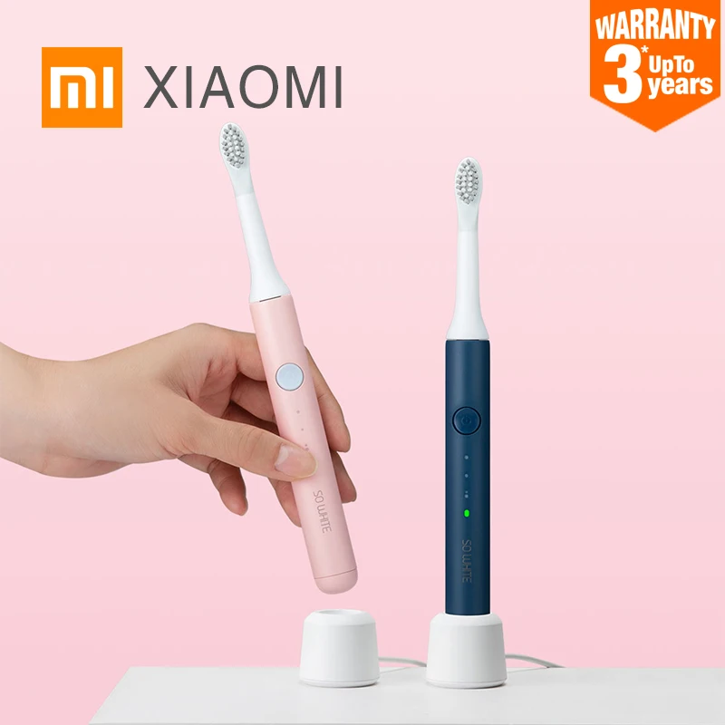 Xiaomi Mijia так белый EX3 sonic Электрический Зубная щётка щетки Dupont ультра sonic отбеливающий чистки зубов водонепроницаемый 31000 раз/m