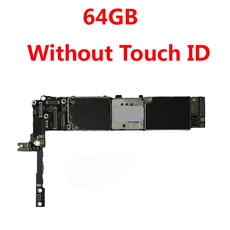 Оригинальная материнская плата для iPhone 6S plus 6SP 16 Гб 64 Гб 128 ГБ материнская плата с/без Touch ID IOS системная материнская плата основная плата - Цвет: 64GB-Without TouchID