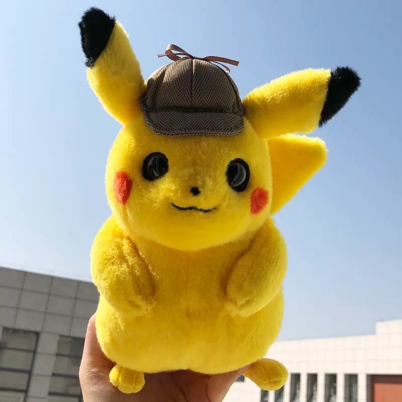 2019 детектива Пикачу Leuke плюш kawaii спильгоед Темный молния попппен игрушки для