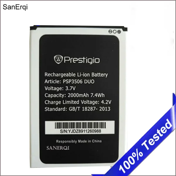 Аккумулятор для Prestigio PSP 3506 DU0 10 шт. аккумулятор Wize M3 DUO 3517 телефона | Мобильные