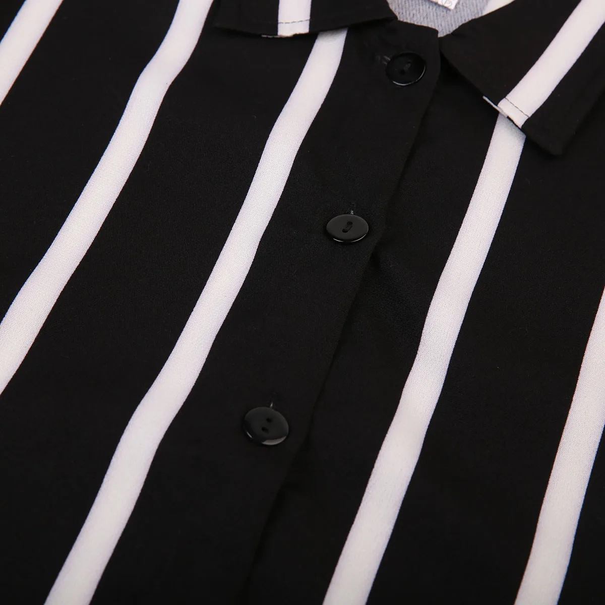 2017 модная Милая черная блузка в полоску с длинными рукавами для новорожденных